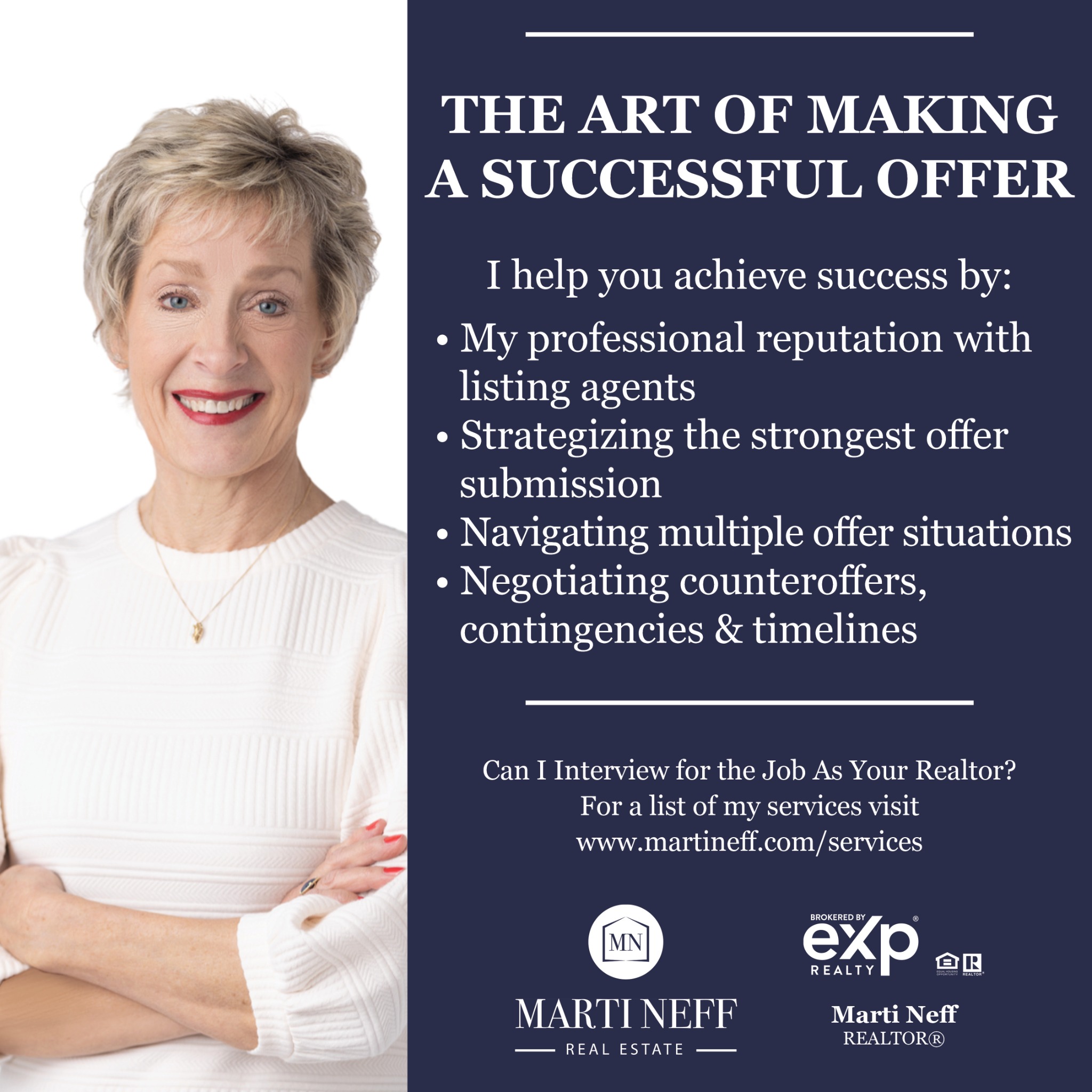 The Neff Team Facebook ad: Message or Call (216) 215-3483