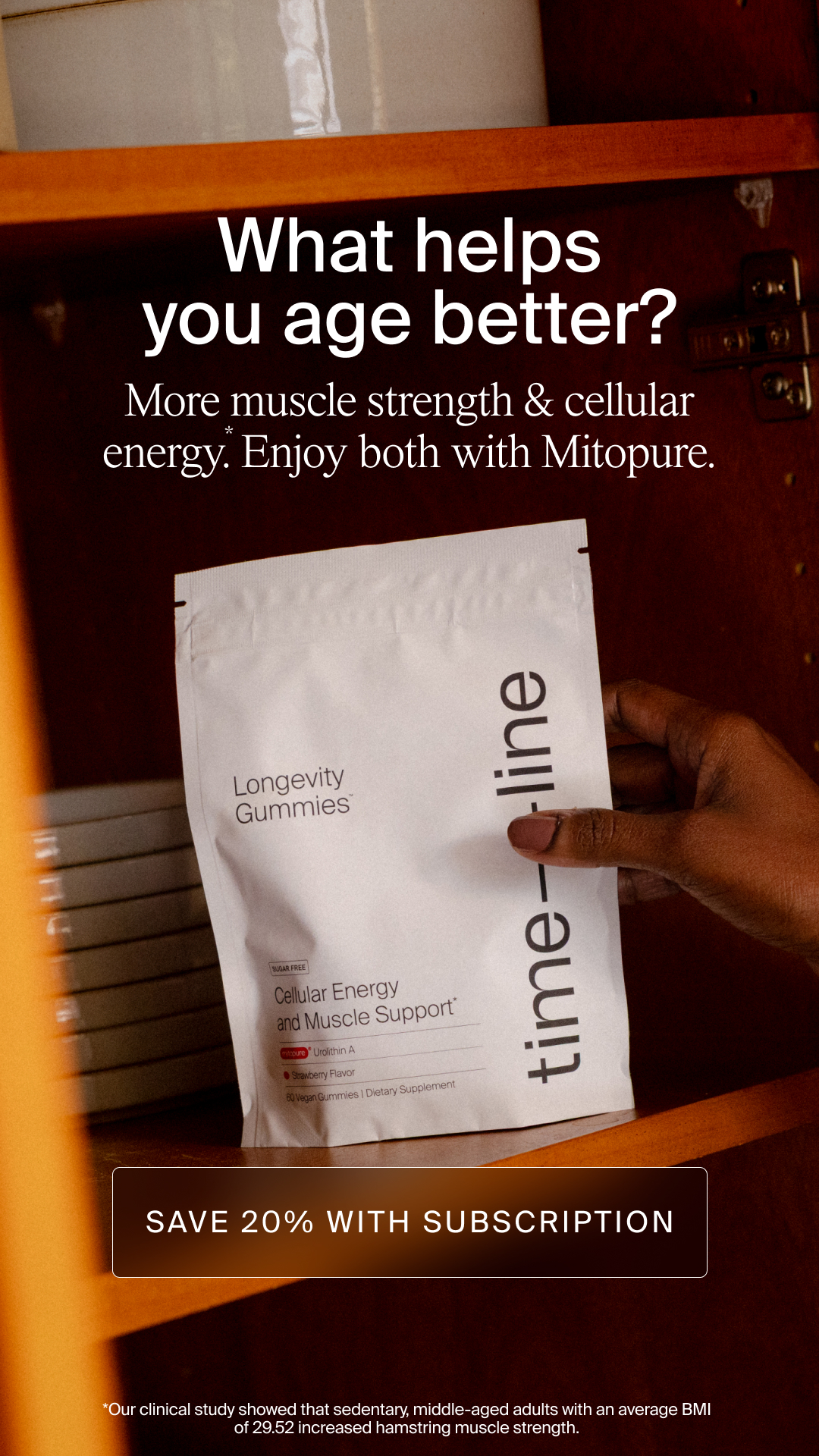 Timeline Longevity Facebook ad