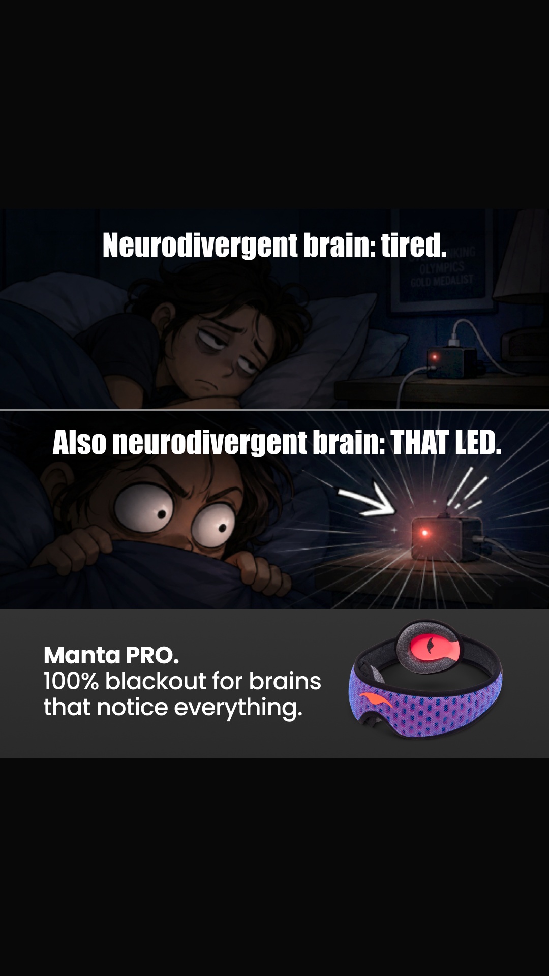 Manta Sleep Facebook ad