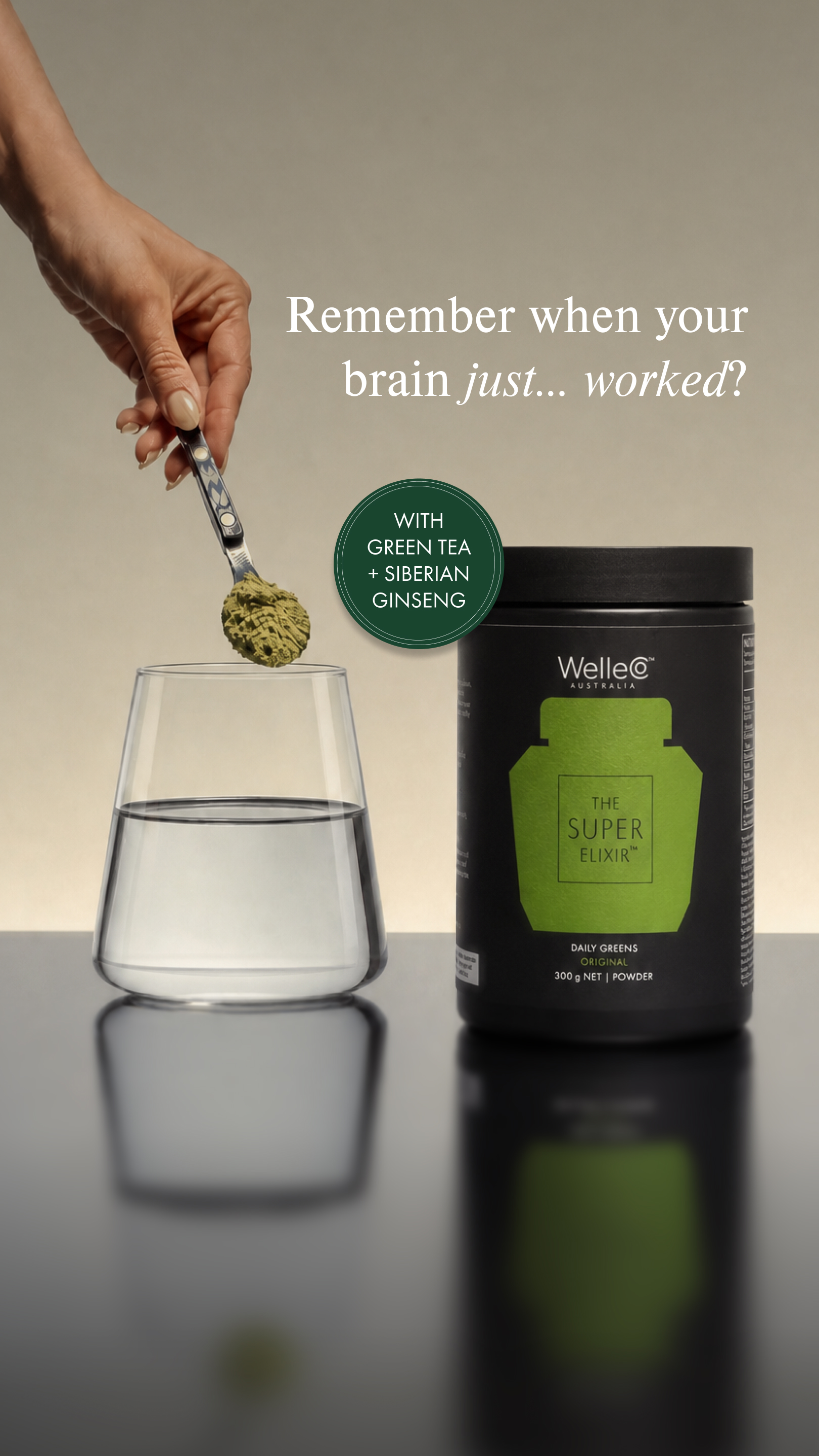 WelleCo Facebook ad