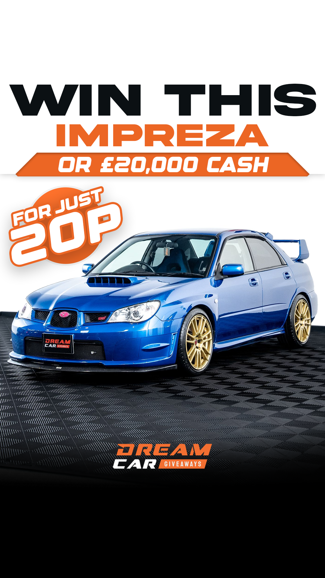 Dream Car Giveaways Facebook ad