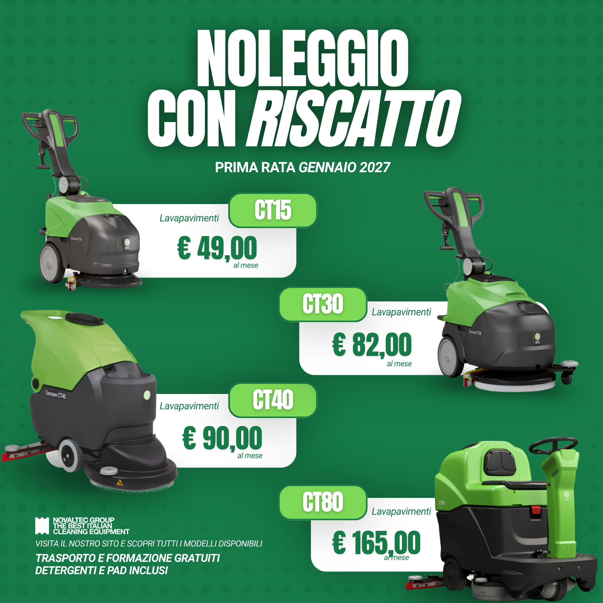 Novaltec Group Srl Facebook ad: PAGA DA GENNAIO 2027