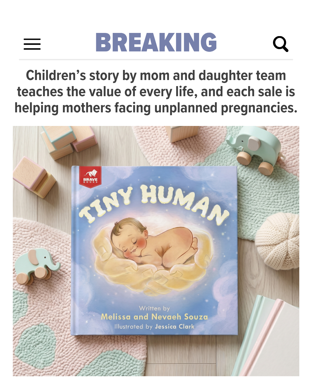 Good Simple Living Facebook ad: Grab a Copy of My Brand New Kids’ Book