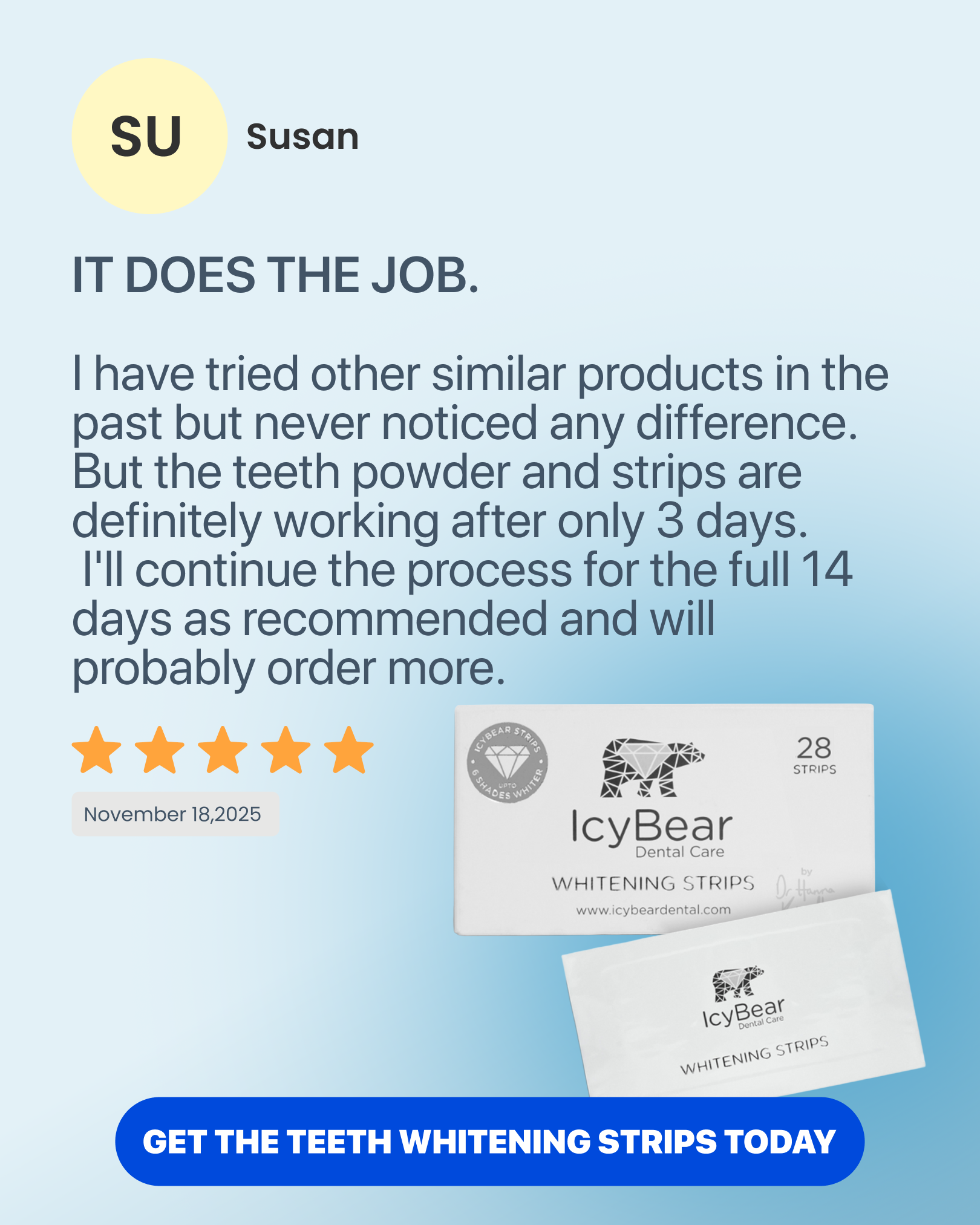 Icy Bear Dental Facebook ad