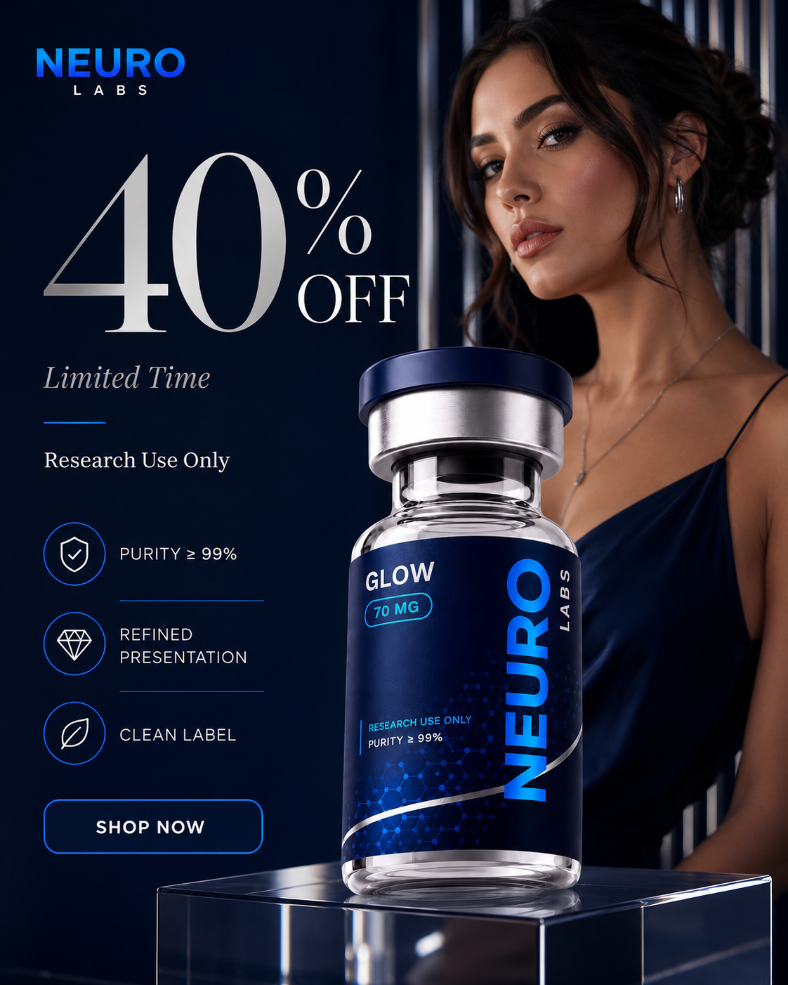 Neuro Facebook ad: 40% Off With Code NEURO40