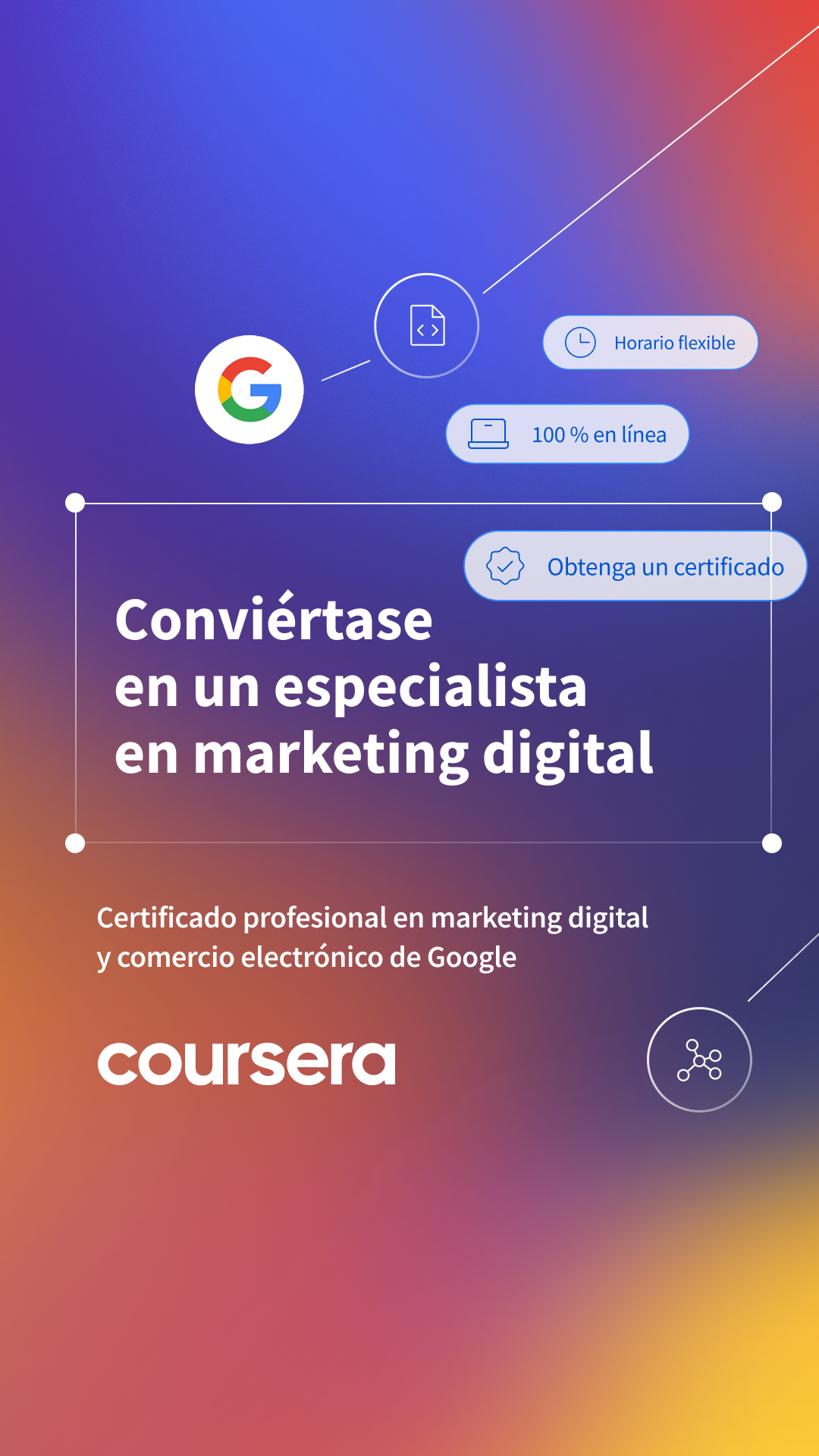 Coursera Facebook ad