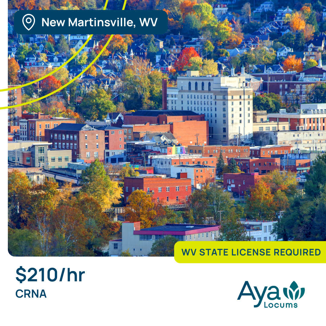 Aya Locums Facebook ad