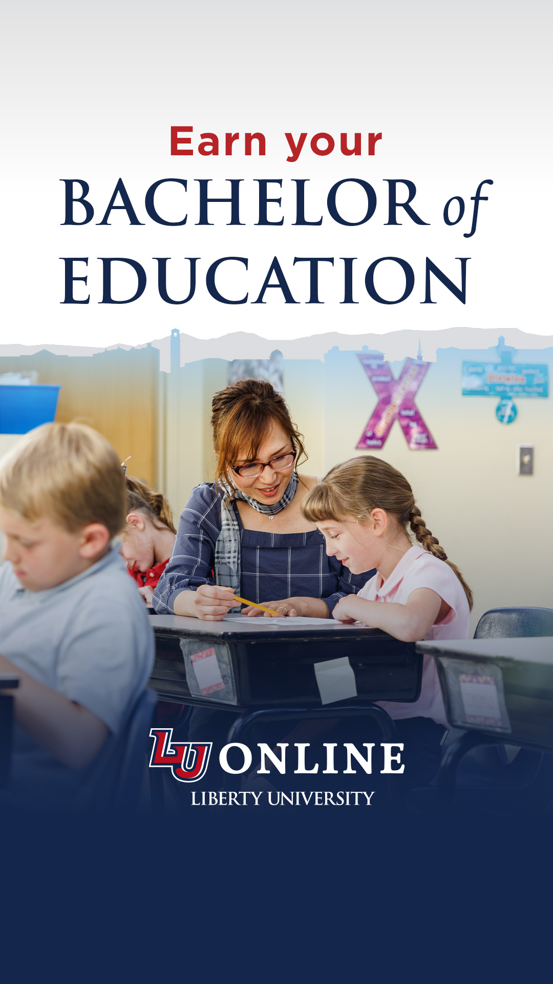 Liberty University Online Programs Facebook ad