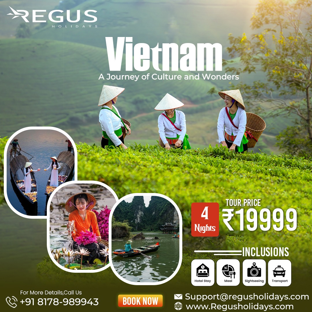 Regus Holidays Facebook ad: Vietnam Getaway: 4 Nights @ โน19,999! Book Now!