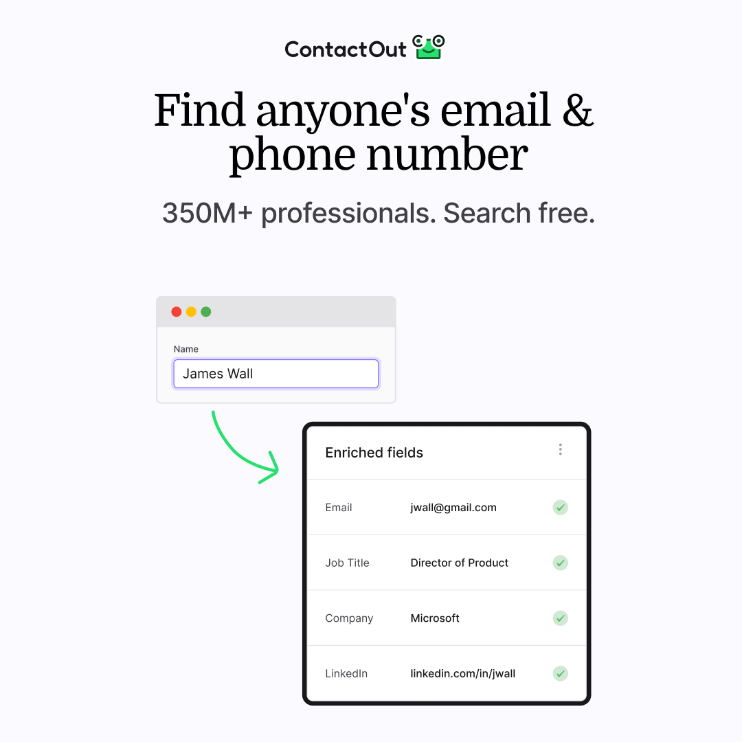 ContactOut Facebook ad