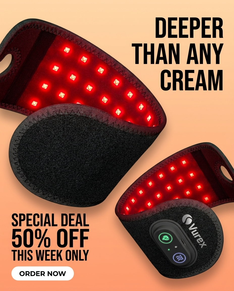 Vurex Facebook ad: Tired of Waking Up With Stiff Hands?