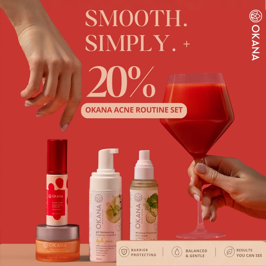 Okana Skin Care Facebook ad