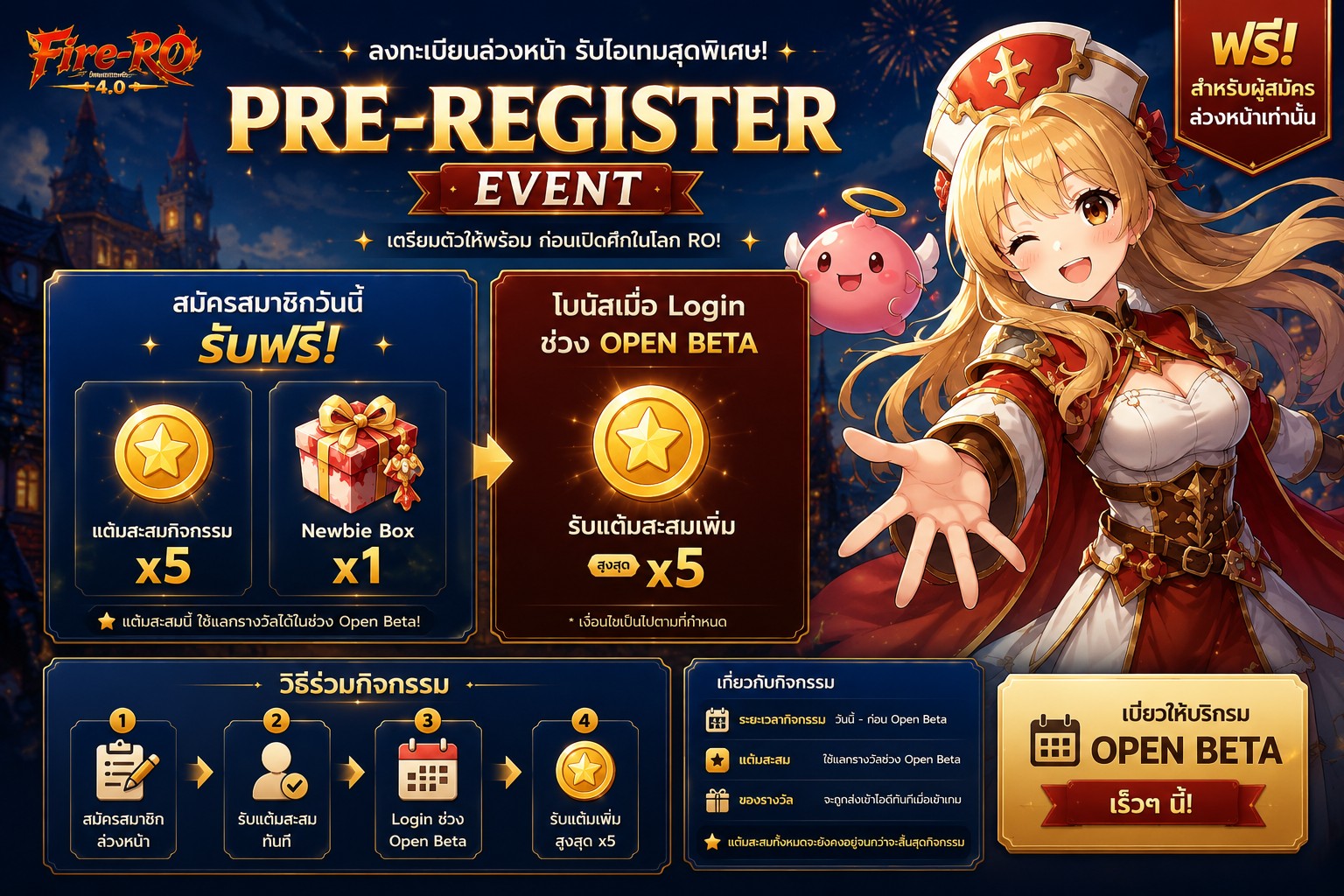 Fire-Ro Project Facebook ad: Fire-RO Classic 4.0, ลงทะเบียนล่วงหน้าได้แล้ววันนี้!