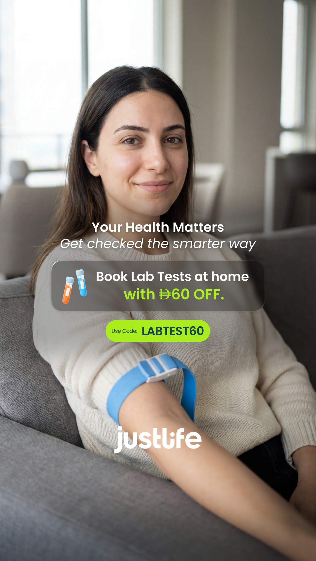 Justlife UAE Facebook ad