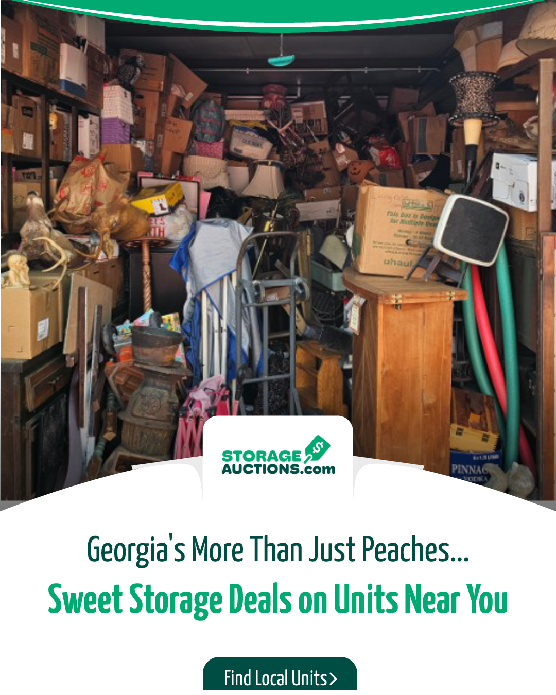 StorageAuctions.com Bidder Community Facebook ad