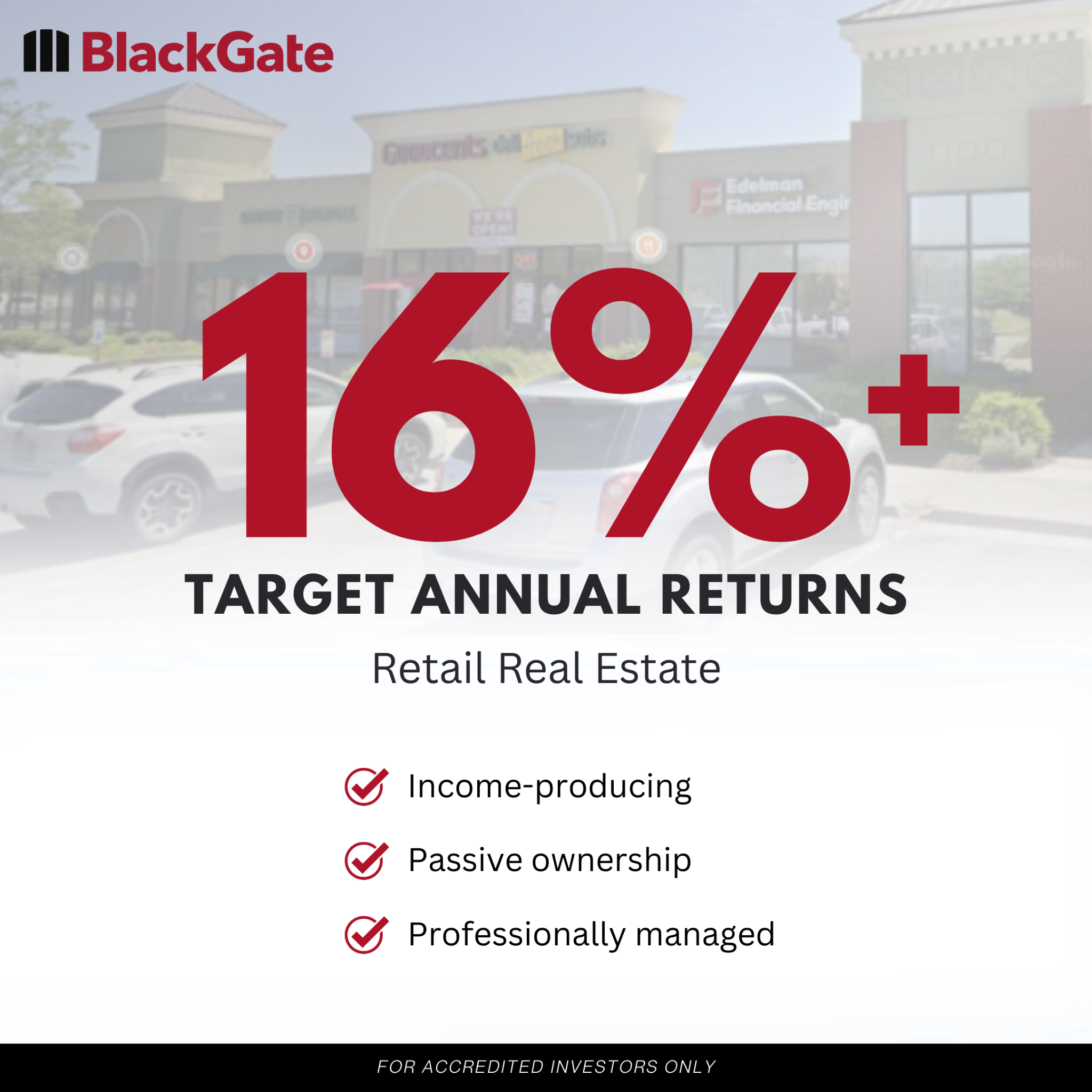 BlackGate Partners Facebook ad
