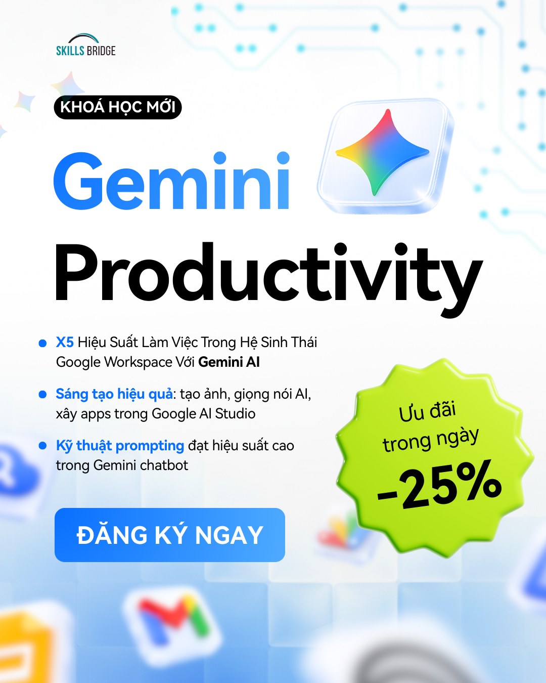 Linh Thai / Thái Vân Linh Facebook ad: KHÓA HỌC MỚI: GEMINI PRODUCTIVITY