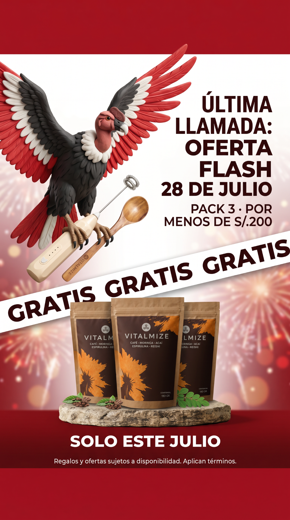 Vitalmize Perú Facebook ad
