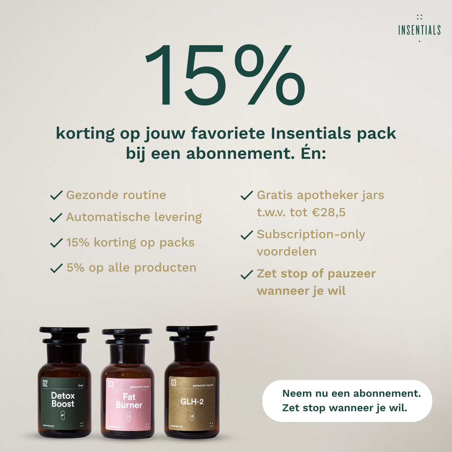 Insentials Facebook ad