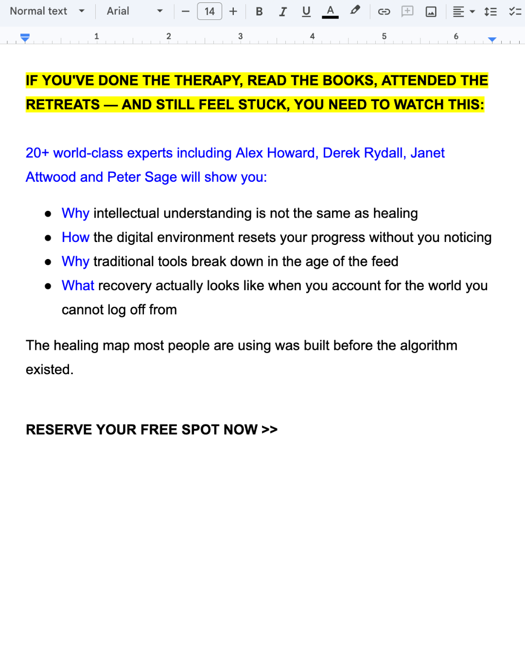 I Challenge You Facebook ad: Trauma Healing in the Age of AI & Social Media Summit