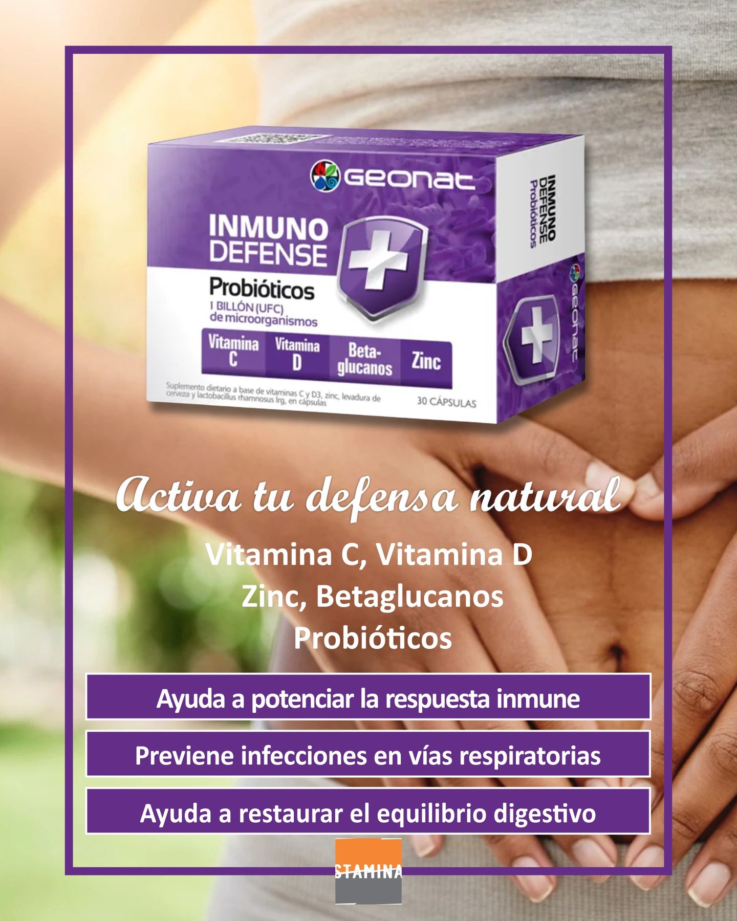 Stamina.tuc Facebook ad: ¿Qué suplemento necesitás?
