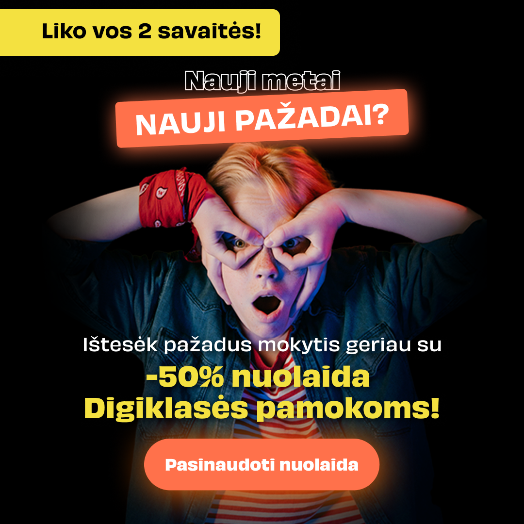 Digiklasė - by Memby Facebook ad
