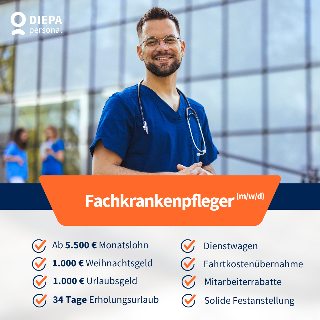 DIEPA Personal Facebook ad: Du suchst gerechte Löhne, mehr Urlaubstage und…