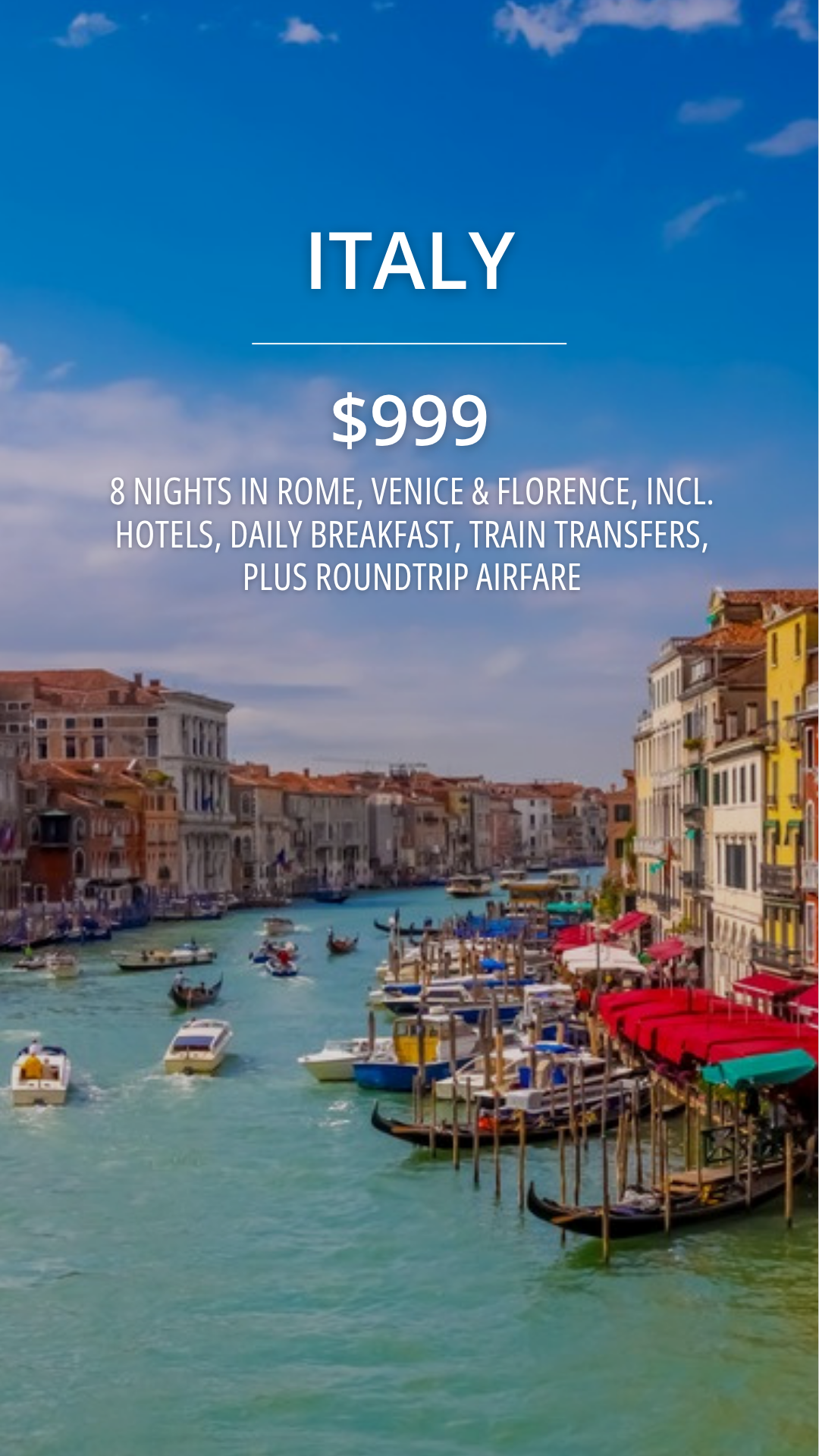 Travelzoo Facebook ad