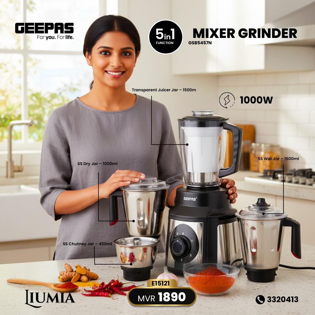 Liumia Facebook ad: Blend, grind & juice with ease, one machine…