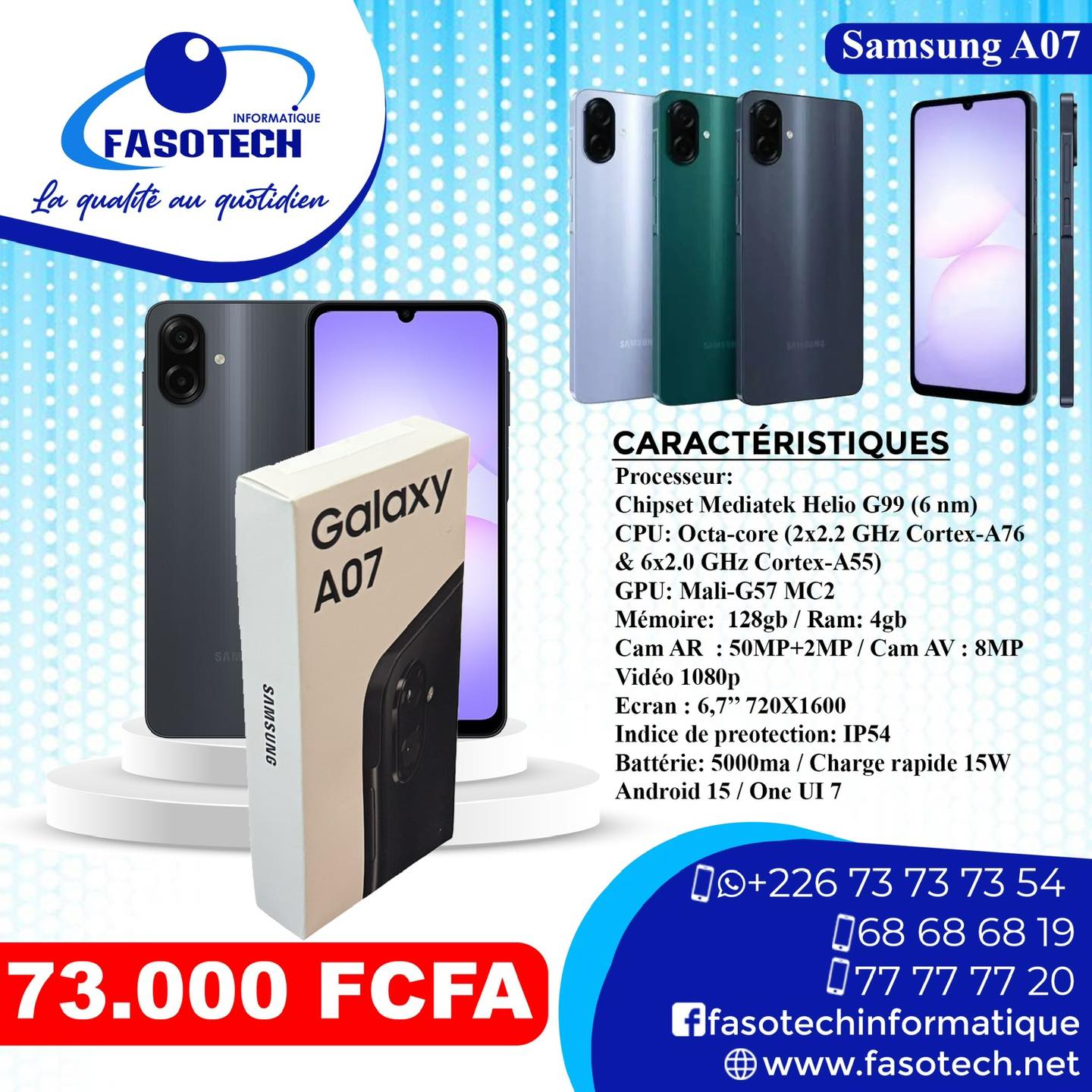 Fasotech Facebook ad