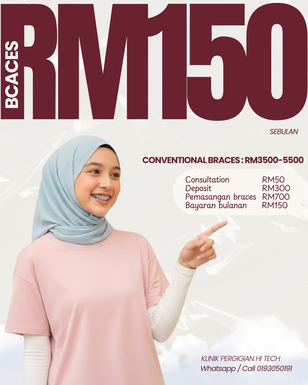 Klinik Pergigian Hi Tech Kulim Facebook ad: Jom pakai BRACES dengan Klinik Pergigian Hi Tech…