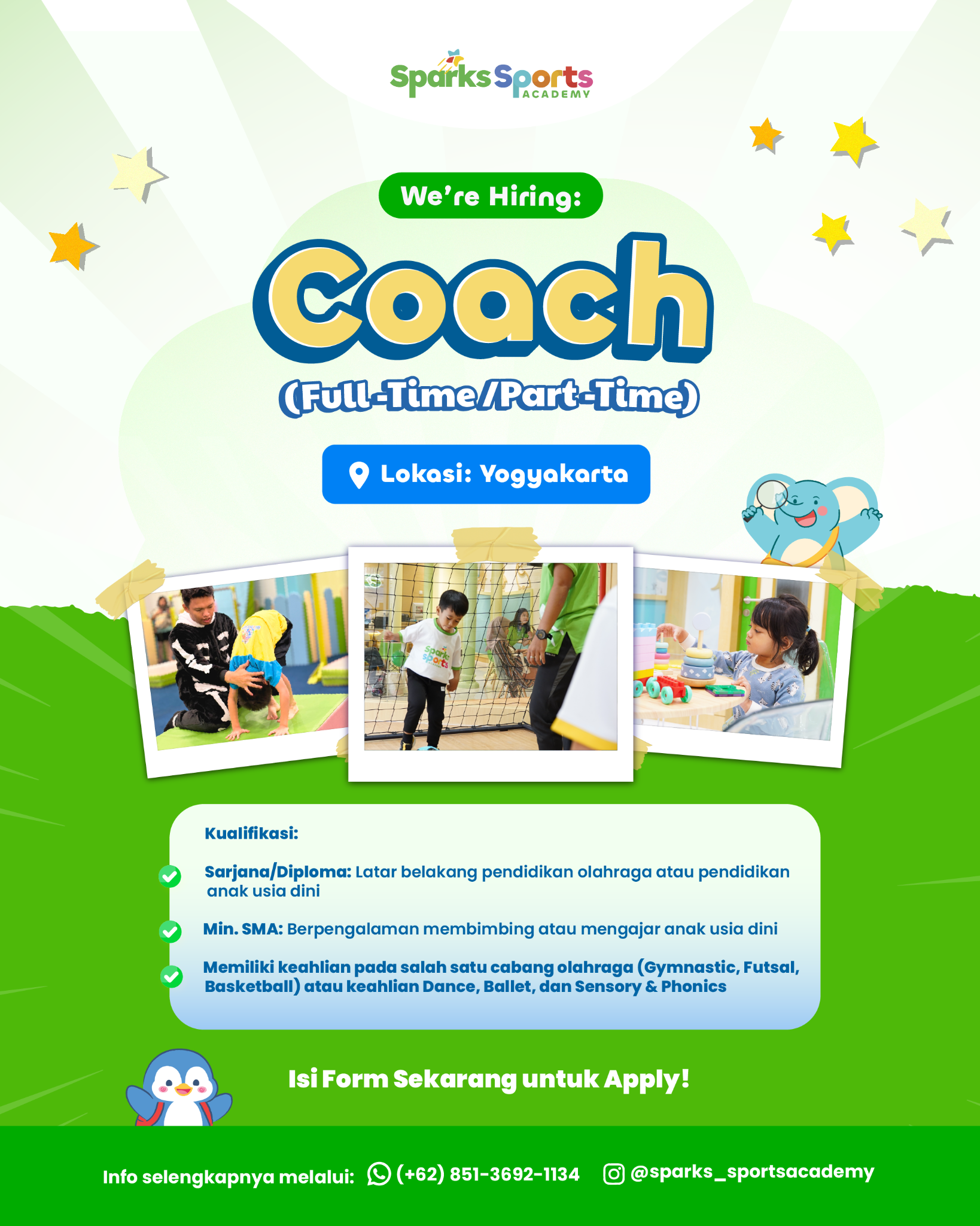 Sparks Sports Academy Facebook ad