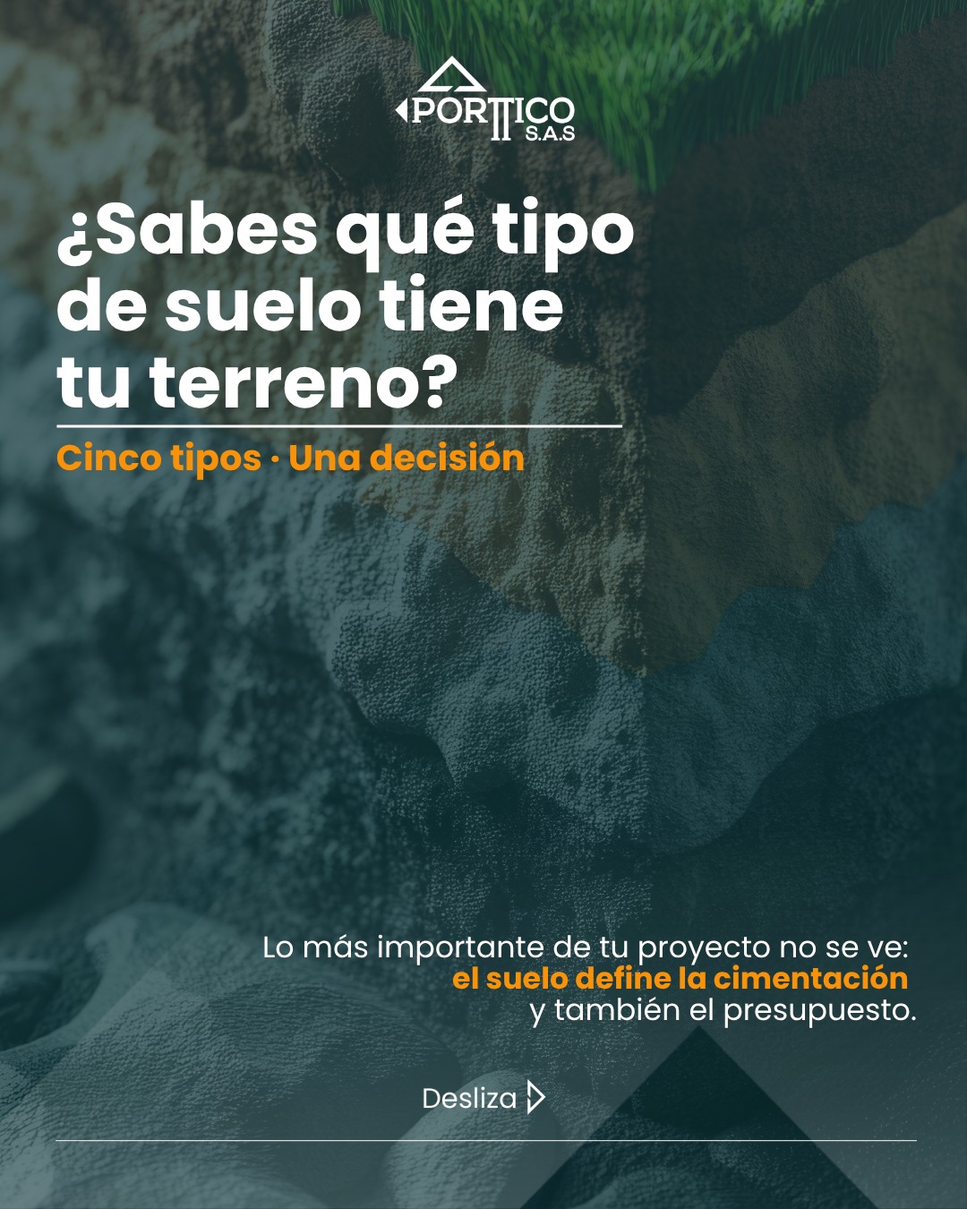 Porttico SAS Facebook ad: Dos terrenos pueden verse iguales, pero el tipo…