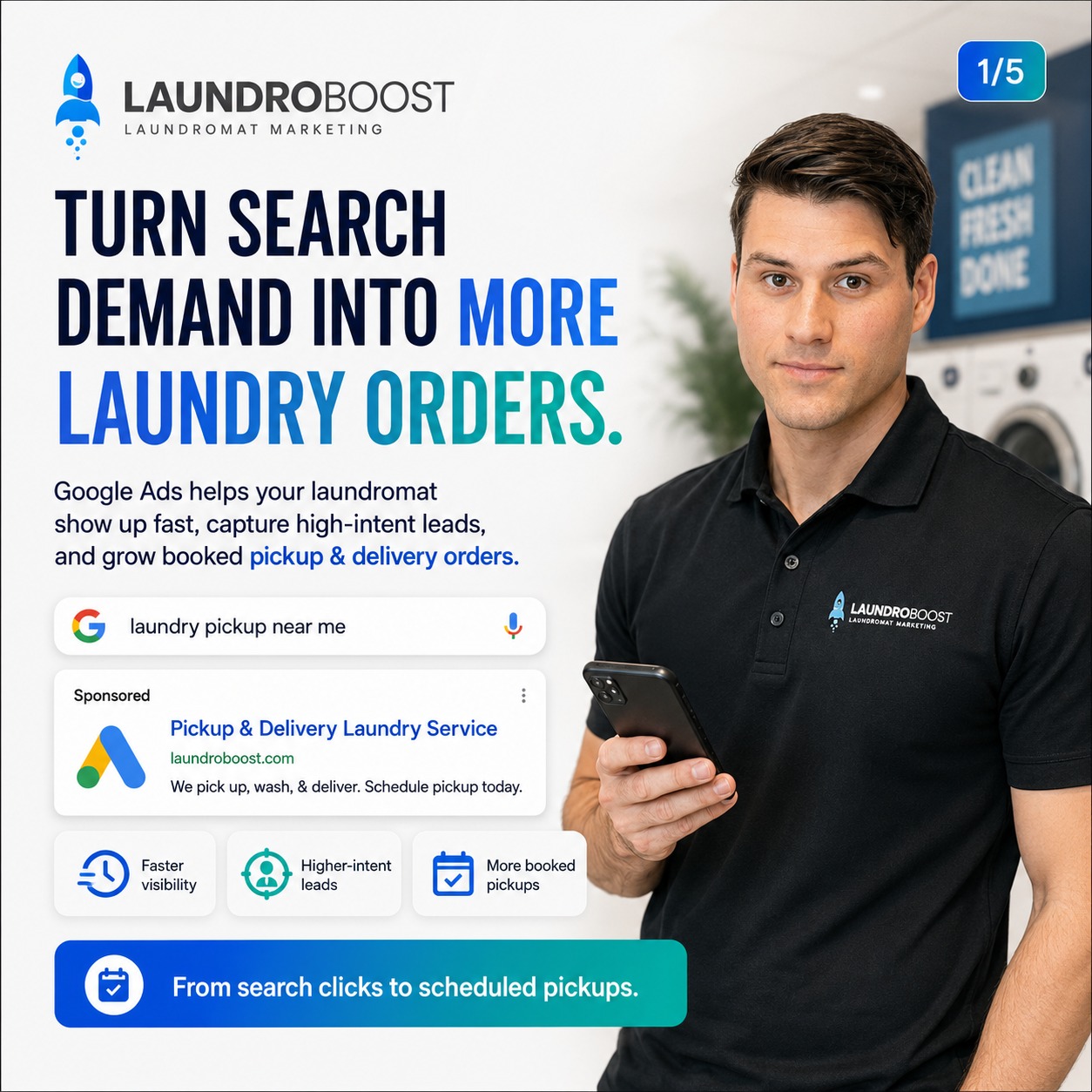 LaundroBoost Facebook ad