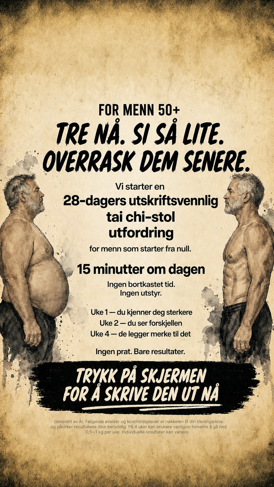 Mike's Strength Challenge Facebook ad