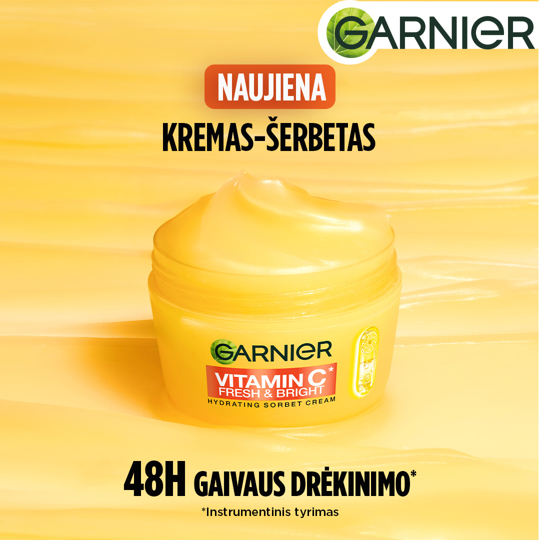 Garnier Facebook ad: Tai drėkinimo revoliucija