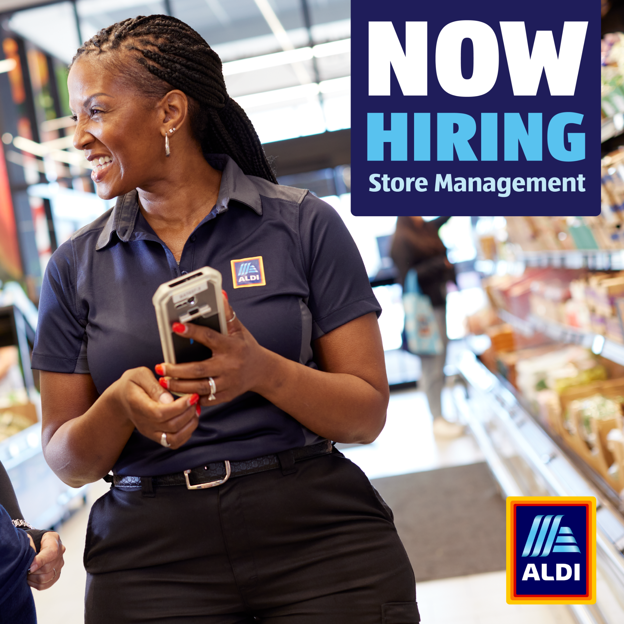 ALDI USA Careers Facebook ad: ALDI. Welcome to MORE.