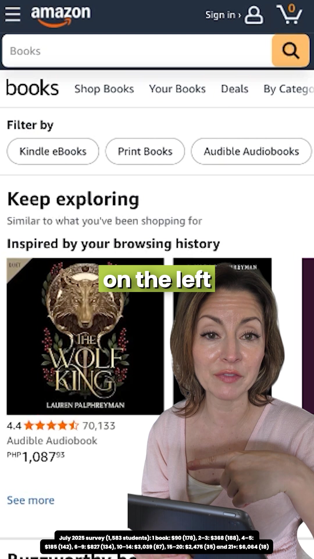 Fiction Profits Academy Facebook ad: No Products. No Stress. Just Amazon AI Profits