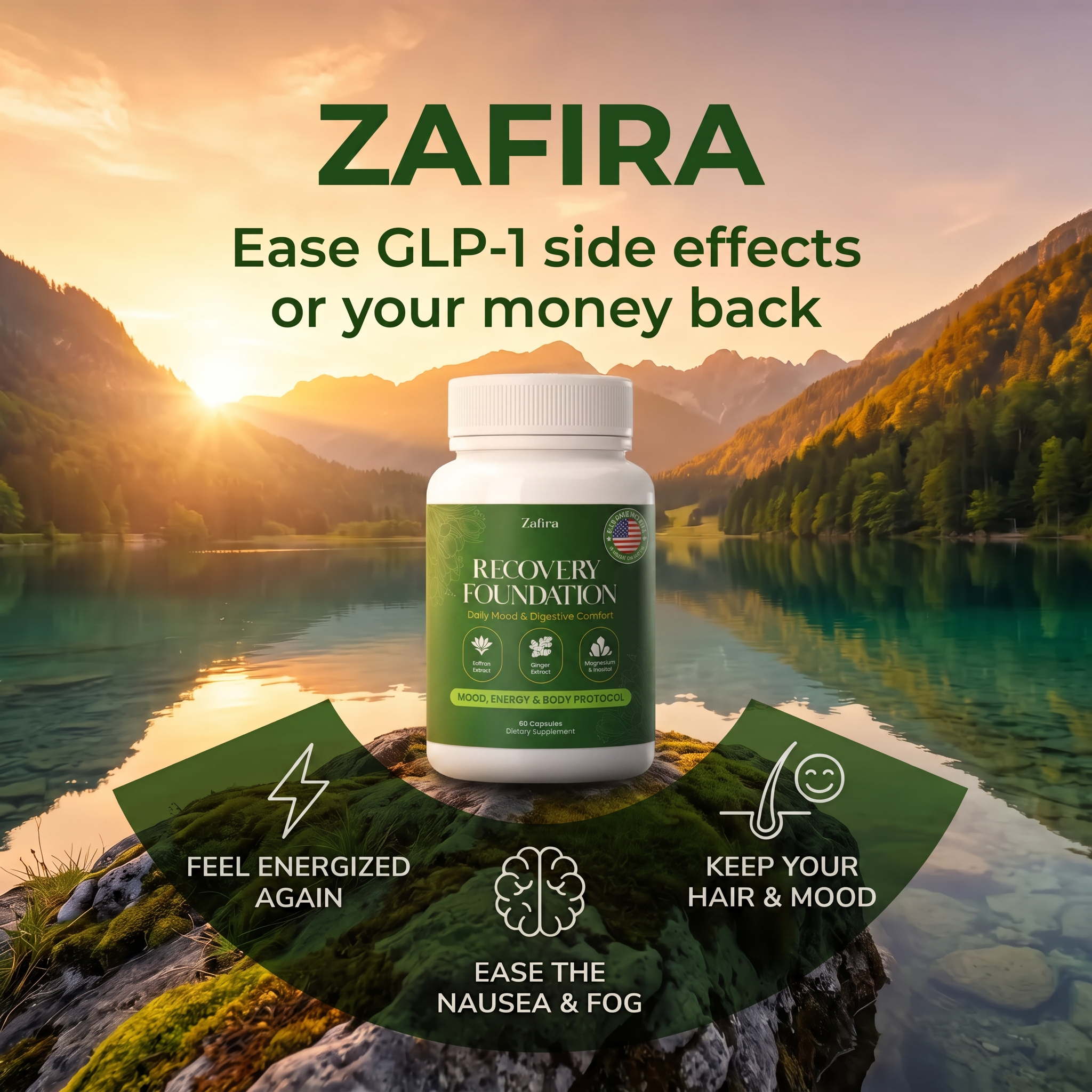 Zafira Organics. Facebook ad