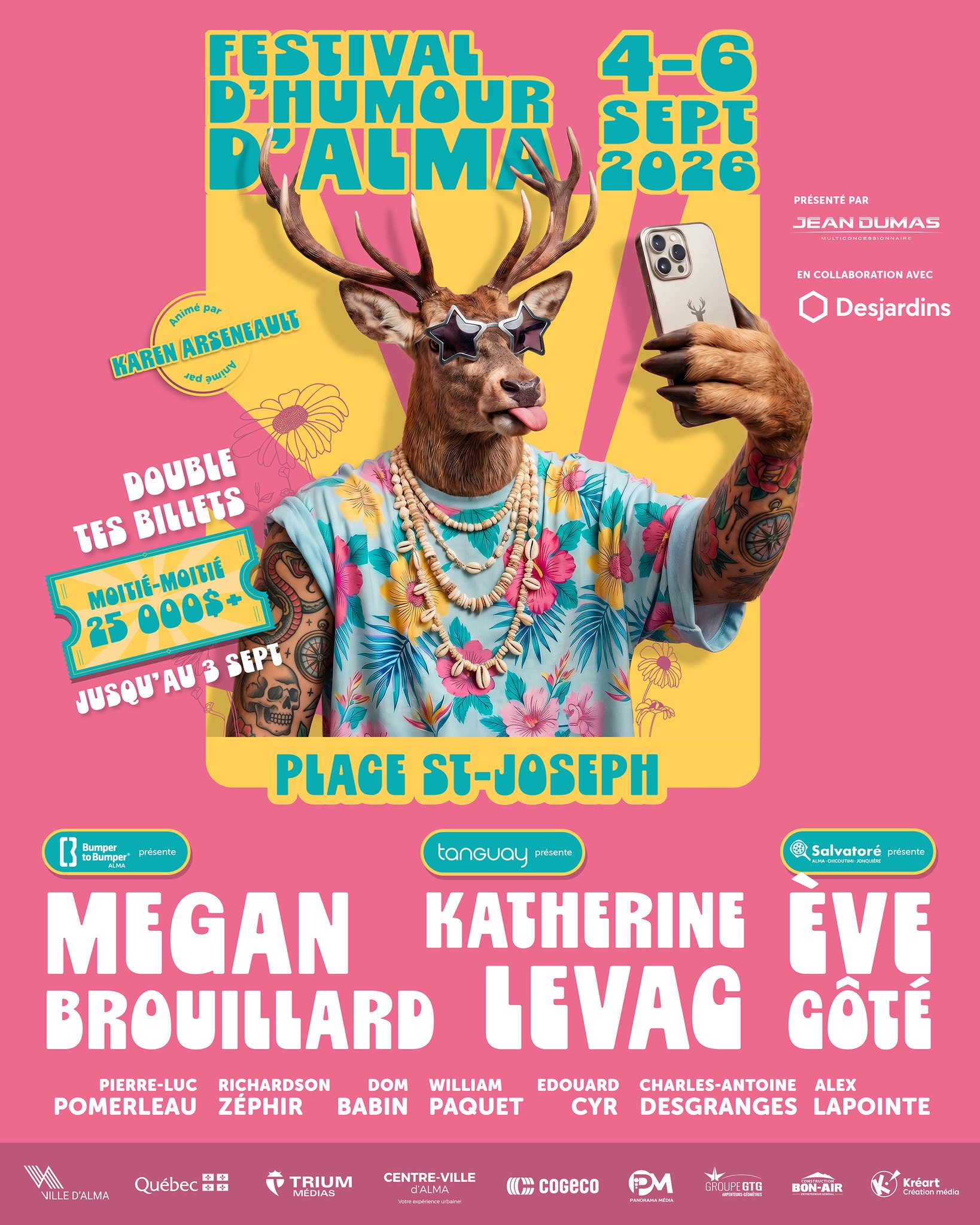 Festival d'humour d'Alma Facebook ad: 8e édition du Festival d’humour d’Alma