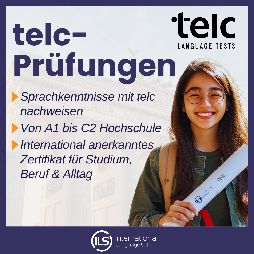ILS Aarau Facebook ad: Deutsch kann jeder schaffen!