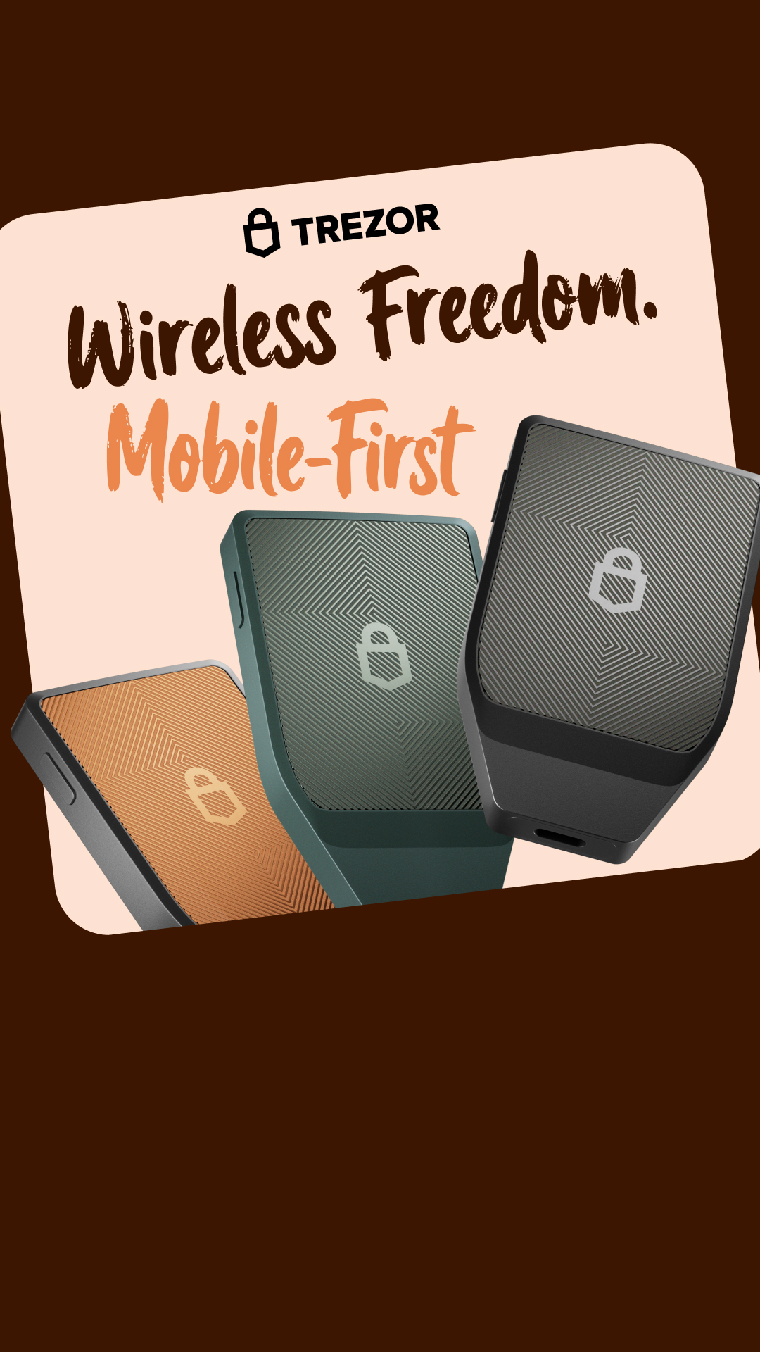 Trezor Facebook ad from Mar 24, 2026
