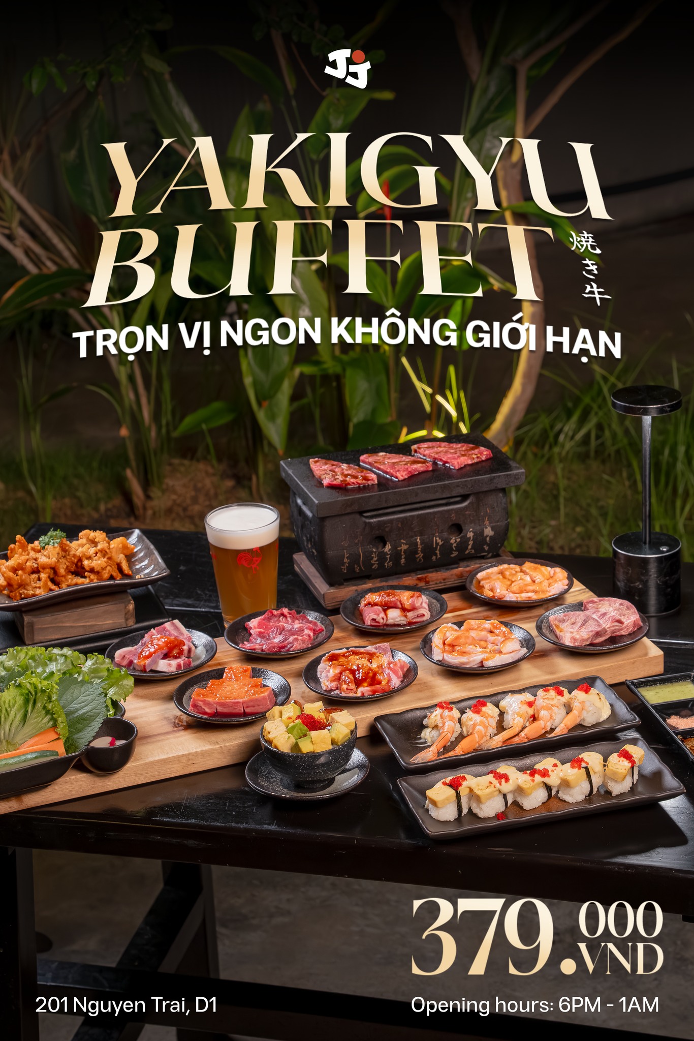 JJ Social Grill Facebook ad