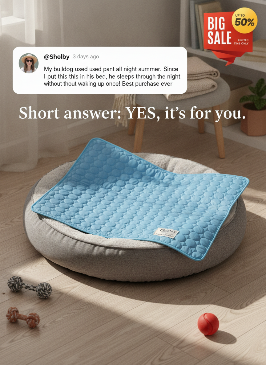 Commodityes·k Facebook ad: Pet Cooling Mat