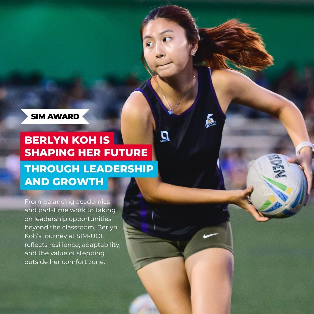 SIM Global Education, Singapore Institute of Management Facebook ad: Growth beyond the classroom often comes from the…