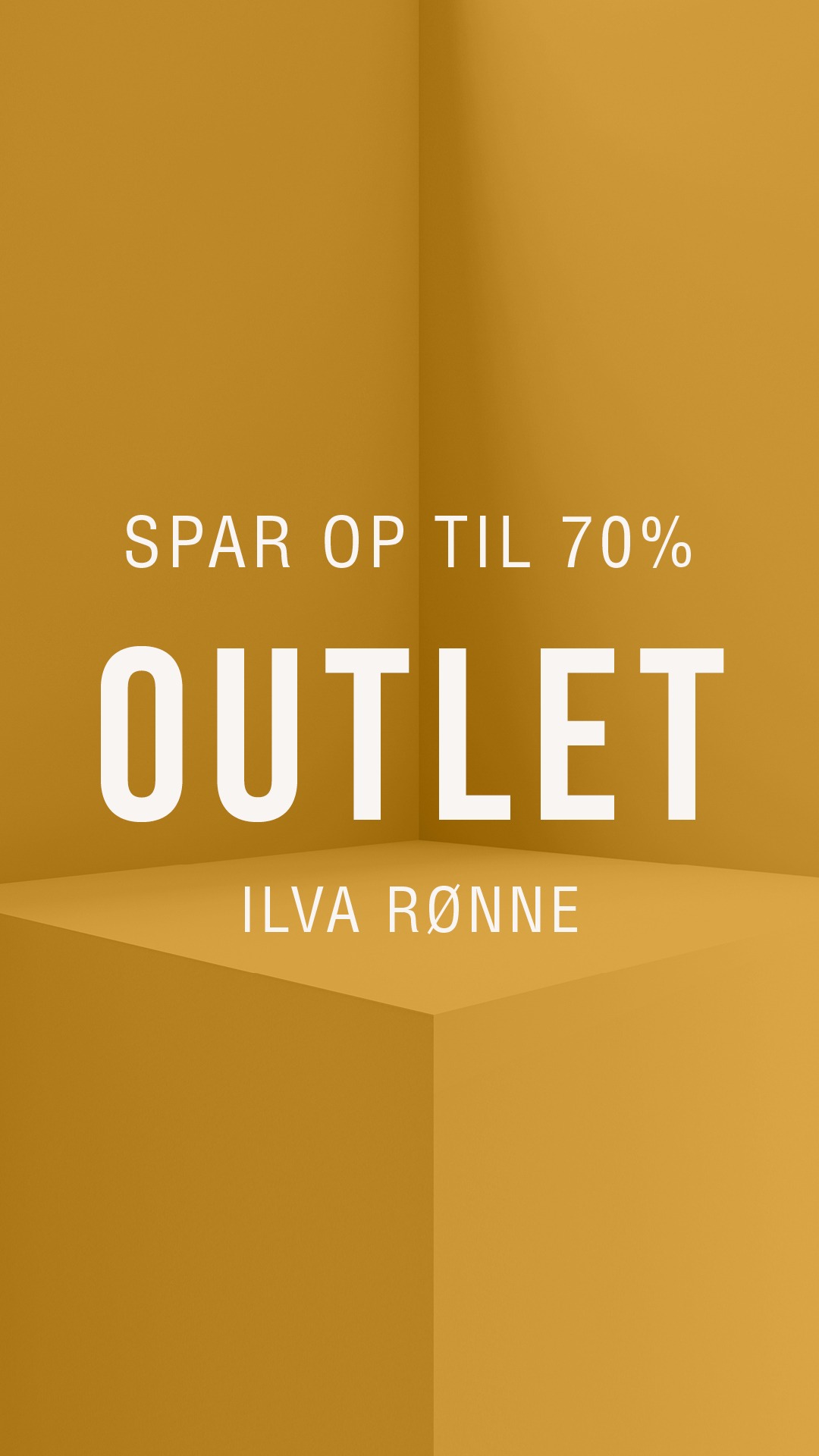ILVA Rønne Outlet Facebook ad from May 1, 2025
