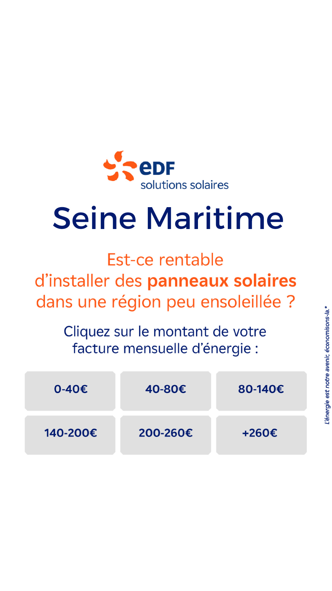 Mes offres EDF solutions solaires Facebook ad