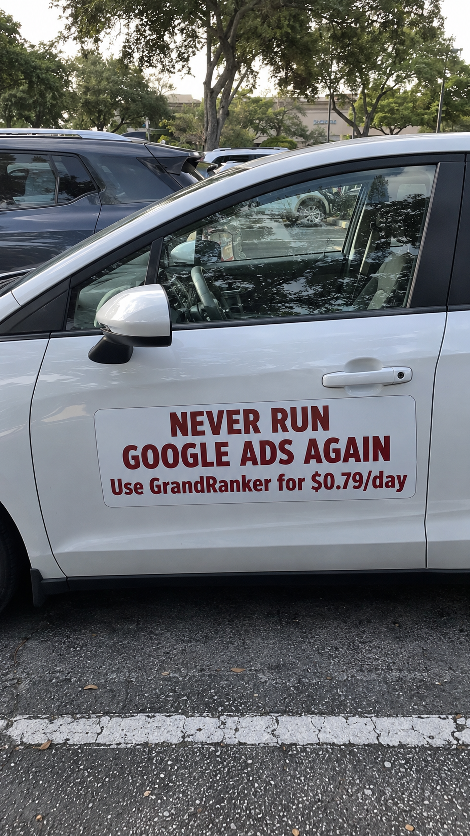 GrandRanker Facebook ad: Rank on Google without the ad spend!