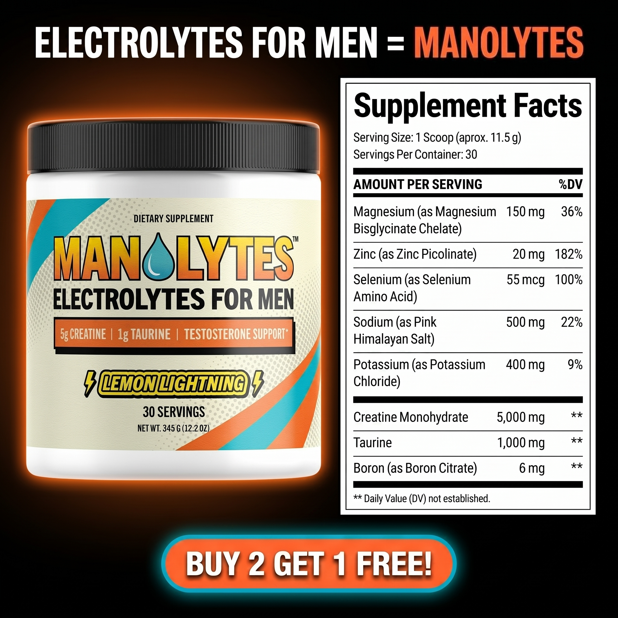 Manolytes Facebook ad