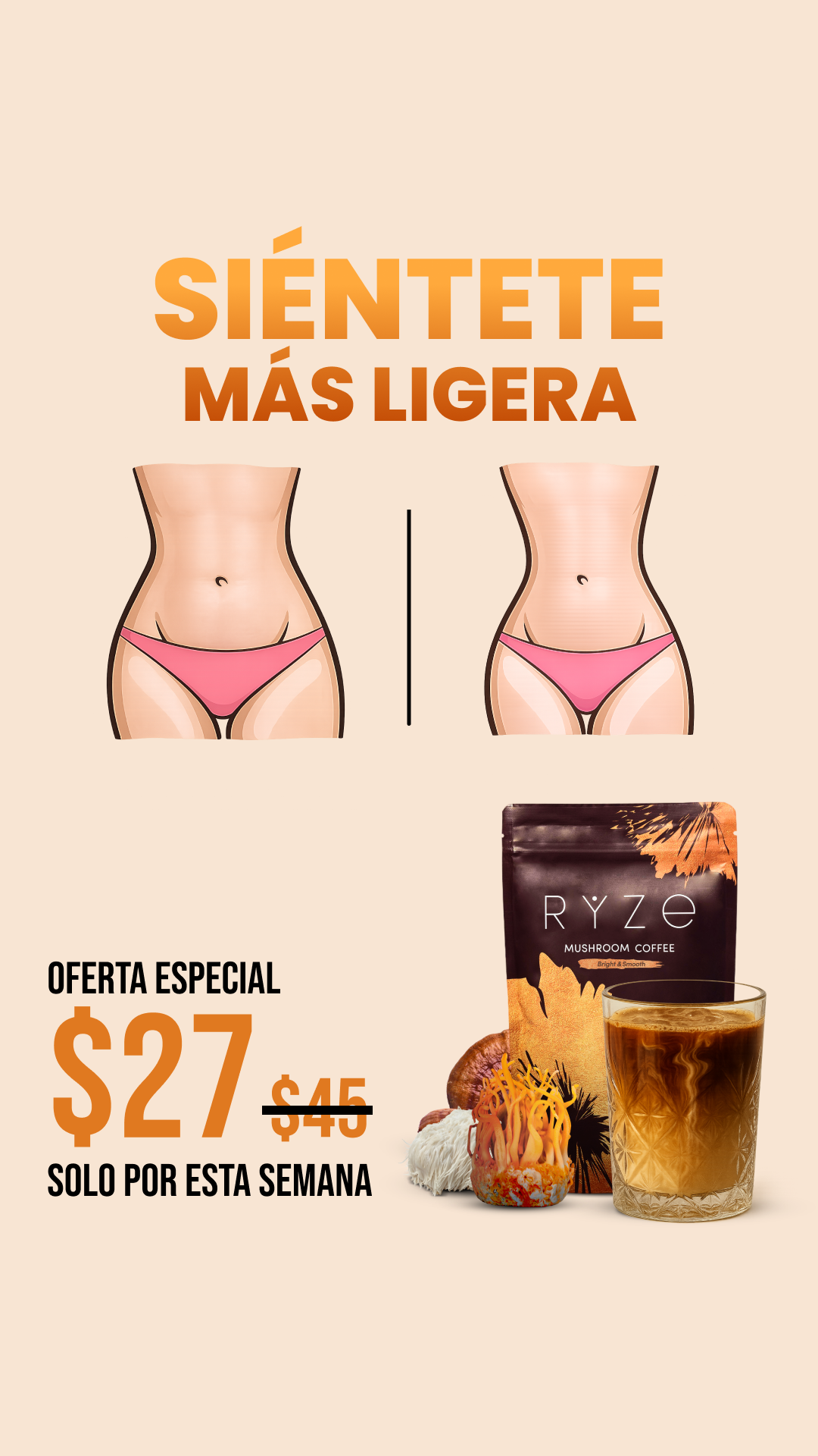 RYZE Superfoods Facebook ad